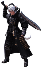 Taro after becoming a Gunbreaker.